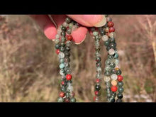 Charger et lire la vidéo dans la visionneuse de la Galerie, Perles en jaspe héliotrope entre 4 et 12mm