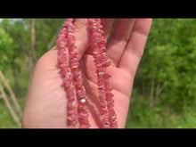 Charger et lire la vidéo dans la visionneuse de la Galerie, Perles en rhodochrosite, forme chips