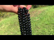 Charger et lire la vidéo dans la visionneuse de la Galerie, Perles en obsidienne oeil céleste (arc-en-ciel) entre 4 et 20mm