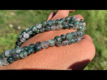 Charger et lire la vidéo dans la visionneuse de la Galerie, Perles en agate mousse entre 4 et 12mm