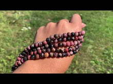 Charger et lire la vidéo dans la visionneuse de la Galerie, Perles en rhodonite entre 3 et 12mm