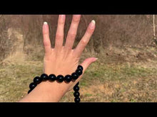 Charger et lire la vidéo dans la visionneuse de la Galerie, Perles en obsidienne noire entre 4 et 18mm
