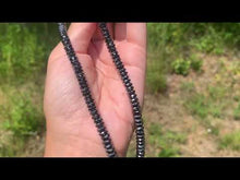 Charger et lire la vidéo dans la visionneuse de la Galerie, Perles en hématite, forme en disque facetté entre 2 et 12mm