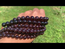 Charger et lire la vidéo dans la visionneuse de la Galerie, Perles en grenat entre 4 et 12mm GD