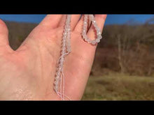 Charger et lire la vidéo dans la visionneuse de la Galerie, Perles en labradorite blanche facettée entre 2 et 5mm