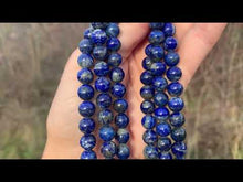 Charger et lire la vidéo dans la visionneuse de la Galerie, Perles en lapis-lazuli entre 2 et 12mm LD