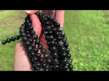 Charger et lire la vidéo dans la visionneuse de la Galerie, Perles en obsidienne oeil céleste (arc-en-ciel) entre 6 et 20mm