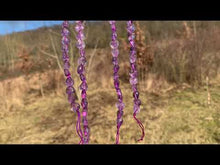 Charger et lire la vidéo dans la visionneuse de la Galerie, Perles en améthyste, forme coeur