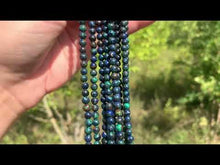Charger et lire la vidéo dans la visionneuse de la Galerie, Perles en azurite - malachite entre 4 et 8mm