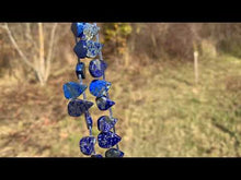 Charger et lire la vidéo dans la visionneuse de la Galerie, Perles en lapis-lazuli, forme goutte