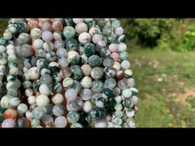 Charger et lire la vidéo dans la visionneuse de la Galerie, Perles en agate arbres entre 4 et 12mm