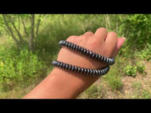Charger et lire la vidéo dans la visionneuse de la Galerie, Perles en hématite, forme en disque facetté entre 2 et 12mm