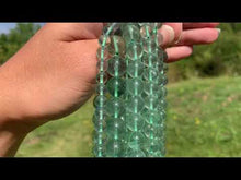 Charger et lire la vidéo dans la visionneuse de la Galerie, Perles en fluorite verte entre 6 et 12mm