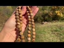 Charger et lire la vidéo dans la visionneuse de la Galerie, Perles en jaspe paysage entre 2 et 12mm