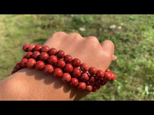 Charger et lire la vidéo dans la visionneuse de la Galerie, Perles en jaspe rouge entre 4 et 10mm JRD
