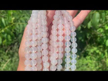 Charger et lire la vidéo dans la visionneuse de la Galerie, Perles en agate blanche entre 2 et 14mm