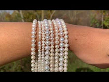 Charger et lire la vidéo dans la visionneuse de la Galerie, Perles de culture blanche entre 5 et 8mm