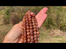 Charger et lire la vidéo dans la visionneuse de la Galerie, Perles en pierre de soleil entre 6 et 8mm