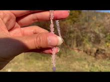 Charger et lire la vidéo dans la visionneuse de la Galerie, Perles en quartz rose, forme étoile