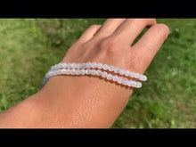 Charger et lire la vidéo dans la visionneuse de la Galerie, Perles en labradorite blanche entre 4 et 10mm LBT