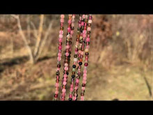 Charger et lire la vidéo dans la visionneuse de la Galerie, Perles en tourmaline multicolore entre 3 et 4mm