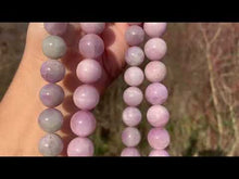 Charger et lire la vidéo dans la visionneuse de la Galerie, Perles en kunzite entre 6 et 14mm KU