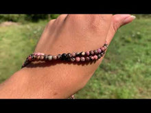 Charger et lire la vidéo dans la visionneuse de la Galerie, Perles en rhodonite entre 3 et 12mm