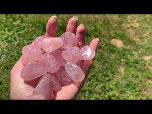 Charger et lire la vidéo dans la visionneuse de la Galerie, Quartz rose, pierre roulée