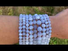 Charger et lire la vidéo dans la visionneuse de la Galerie, Perles en agate blue lace entre 6 et 10mm ABLD