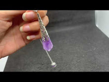 Charger et lire la vidéo dans la visionneuse de la Galerie, Pendule en améthyste