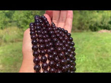 Charger et lire la vidéo dans la visionneuse de la Galerie, Perles en grenat entre 4 et 12mm GD