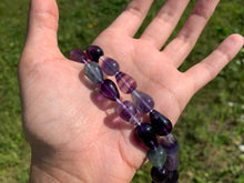 Charger l'image dans la galerie, Perles en fluorite / fluorine, forme goutte