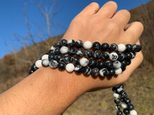 Charger l'image dans la galerie, Perles en jaspe zebré noir entre 4 et 12mm