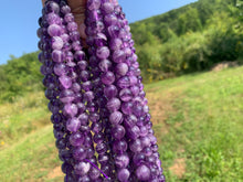 Charger l'image dans la galerie, Perles en améthyste chevrons entre 4 et 14mm ACU