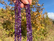 Charger l'image dans la galerie, Perles en améthyste, forme diamant entre 6 et 10mm