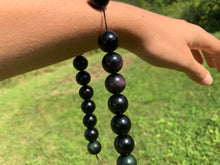 Charger l'image dans la galerie, Perles en obsidienne oeil céleste (arc-en-ciel) entre 4 et 20mm