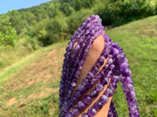 Charger l'image dans la galerie, Perles en améthyste chevrons entre 4 et 14mm ACU