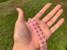 Charger l'image dans la galerie, Perles en quartz rose non transparentes entre 4 et 12mm QRD