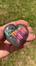 Charger l'image dans la galerie, VENDU Coeur labradorite 15