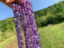 Charger l'image dans la galerie, Perles en améthyste chevrons entre 4 et 14mm ACU