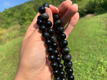 Charger l'image dans la galerie, Perles en obsidienne oeil céleste (arc-en-ciel) entre 6 et 20mm