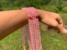 Charger l'image dans la galerie, Perles en quartz rose transparentes entre 4 et 12mm QRU