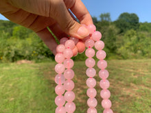 Charger l'image dans la galerie, Perles en quartz rose non transparentes entre 4 et 12mm QRD