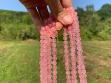 Charger l'image dans la galerie, Perles en quartz rose transparentes entre 4 et 12mm QRU