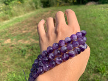 Charger l'image dans la galerie, Perles en améthyste chevrons entre 4 et 14mm ACU