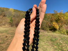 Charger l'image dans la galerie, Perles en obsidienne oeil céleste (arc-en-ciel), forme diamant entre 6 et 12mm