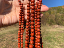Charger l'image dans la galerie, Perles en jaspe rouge entre 4 et 10mm JRD