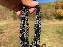 Charger l'image dans la galerie, Perles en obsidienne flocons entre 2 et 12mm