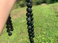 Charger l'image dans la galerie, Perles en obsidienne oeil céleste (arc-en-ciel) entre 6 et 20mm