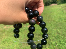 Charger l'image dans la galerie, Perles en obsidienne oeil céleste (arc-en-ciel) entre 6 et 20mm